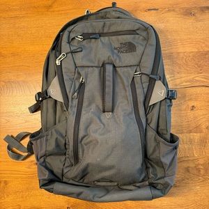 The North Face Router backpack, 41 L, 17” laptop, tablet sleeve
